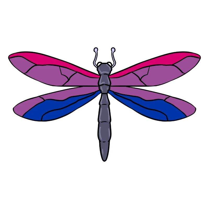Bisexual Pride Libelle