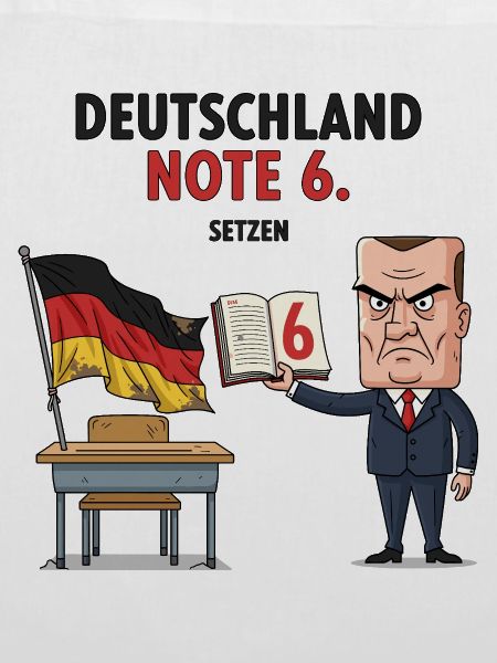 Deutschland Note 6 Motiv mit Lehrer 