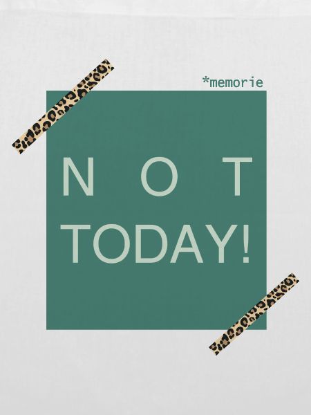 NOT TODAY! Leoparden Akzent