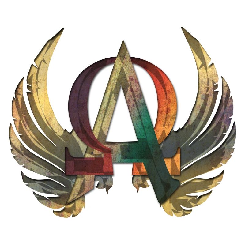 ALPHA & OMEGA ornament