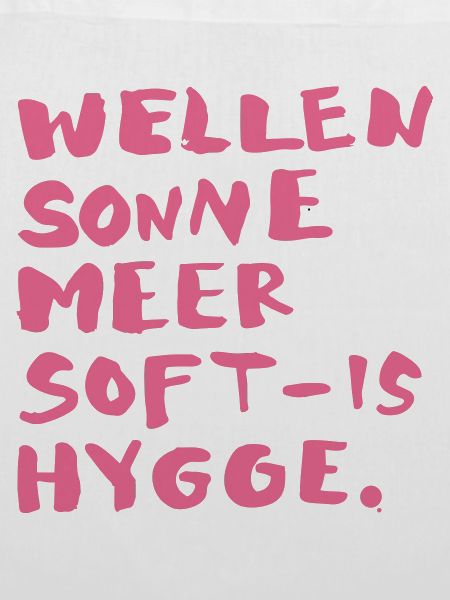 hygge words pink