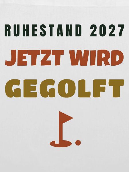 Ruhestand 2027 jetzt wird gegolft Golfer