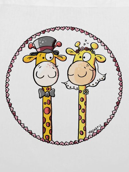 Giraffen Hochzeit