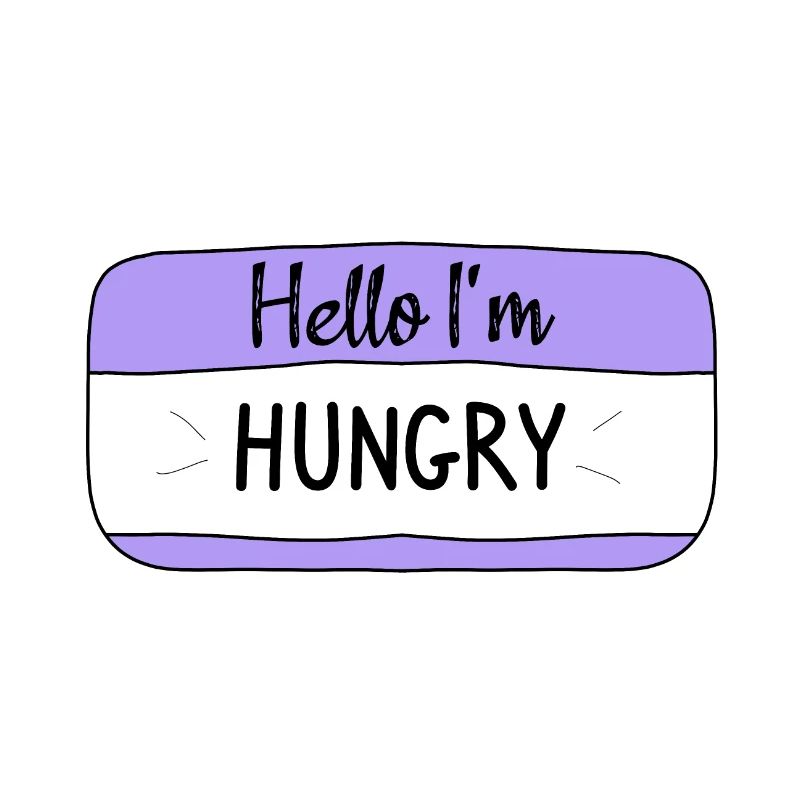 Hallo, ich bin hungrig, lustiges T-Shirt