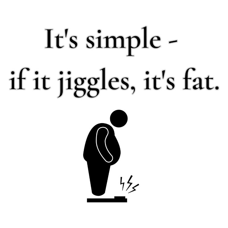 If it jiggles, it's fat