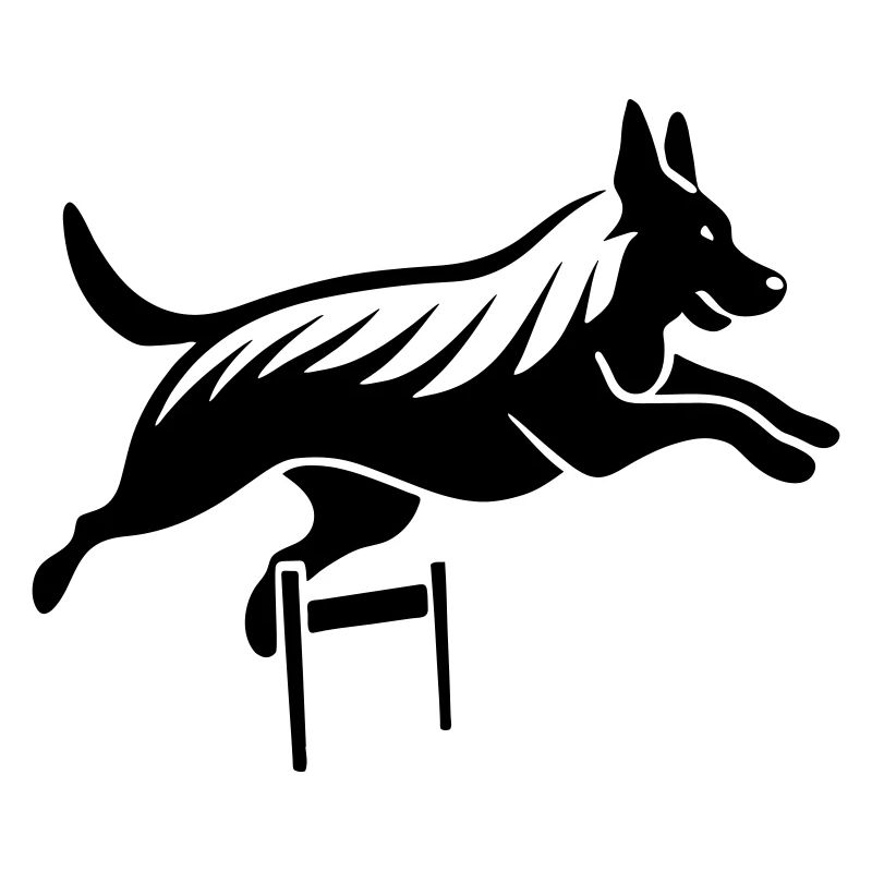 Springender Hund
