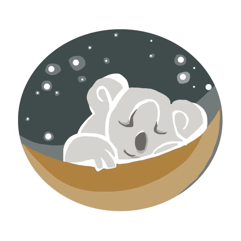 schlafender Koala