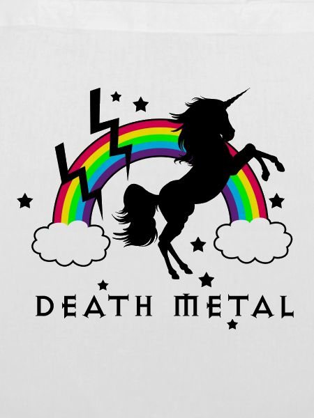 Death Metal Einhorn