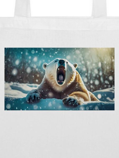 Niedliche Tiere chillen – Eisbär