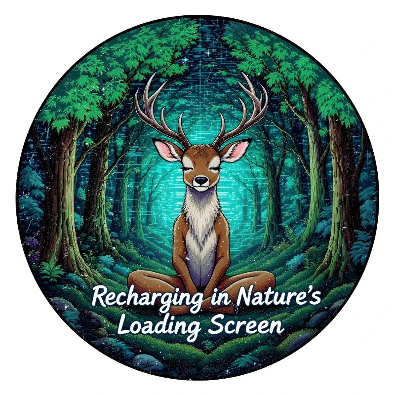 Mystic Forest Deer with Loading Screen