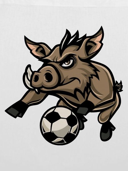 Wildschwein Fußball-Dribbler