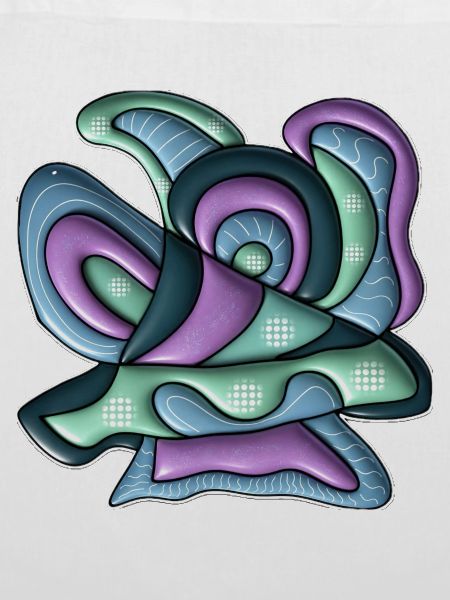 Farbwirbel Abstracte Wellen