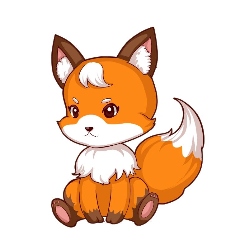Fuchs assis douce