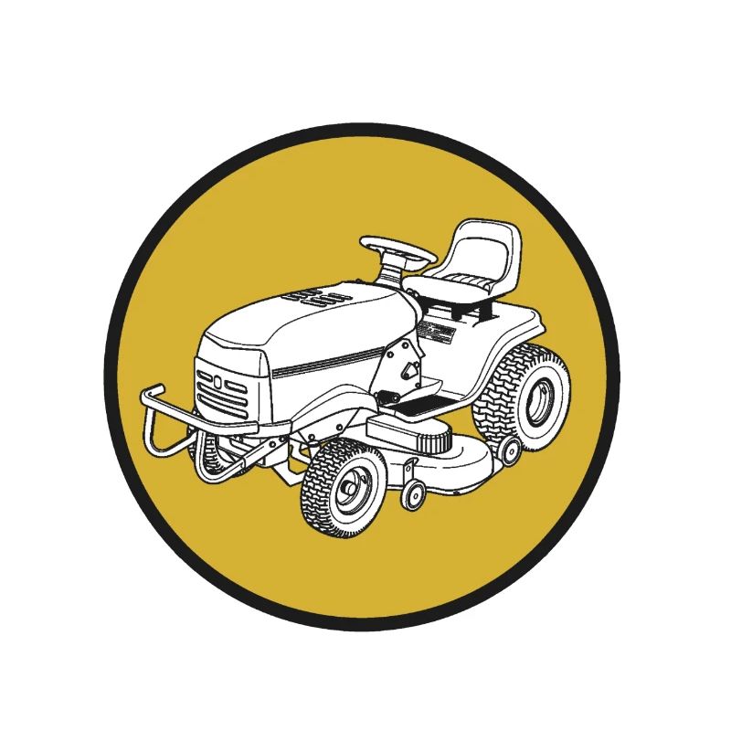 Rasenmäher Traktor Trecker Gärtner Bauer Geschenk