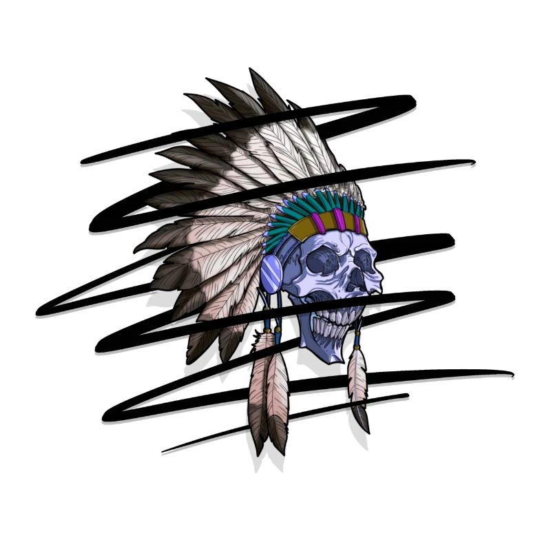 Skull indisch sketchy