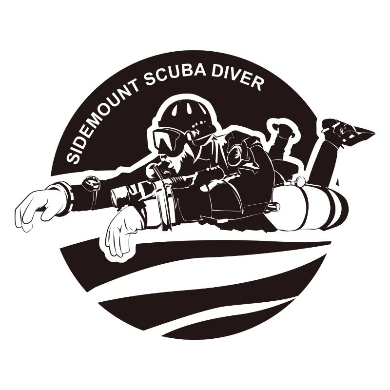 Sidemount Diver Diving Gift Tec Diving Logo