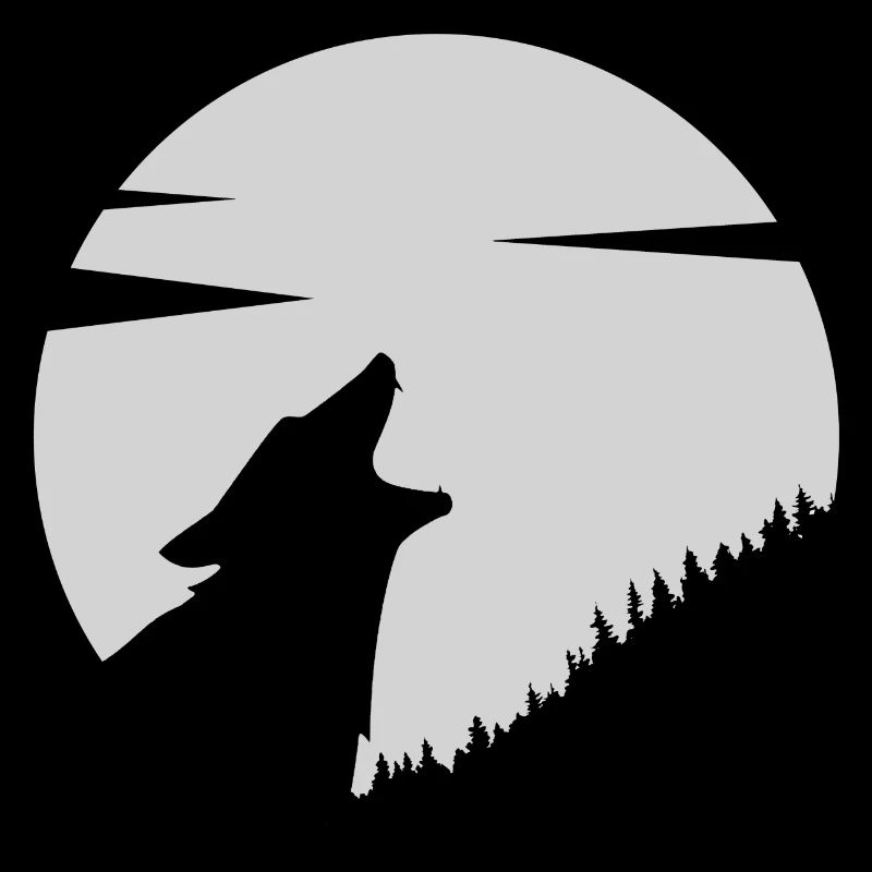 Das Wolfsrudel felsgrau
