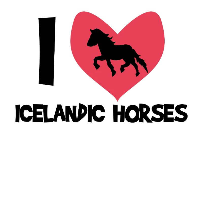 Islandpferde Ich Liebe Pferde Herz Statement