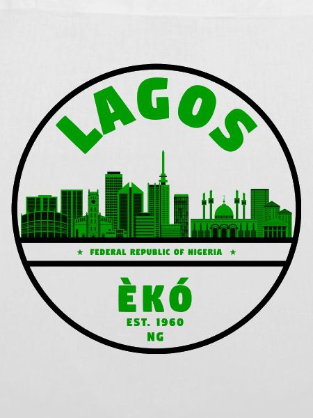 Lagos Skyline Grün