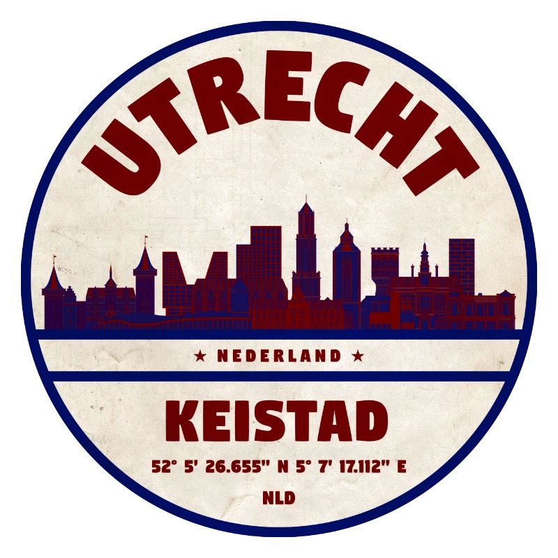 Utrecht Keistad Skyline Emblem