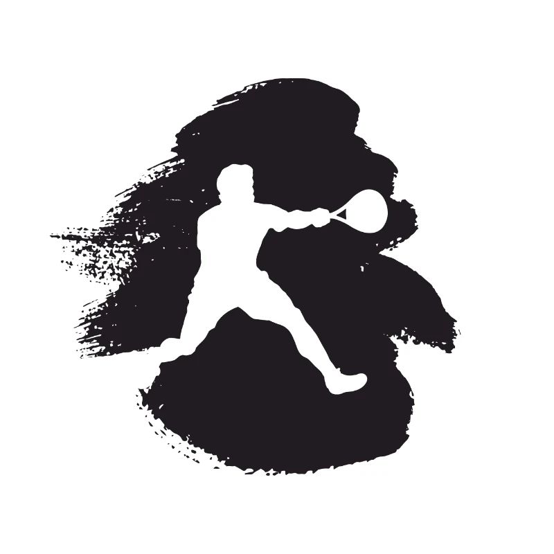 Squash Spieler Squashschläger Squash