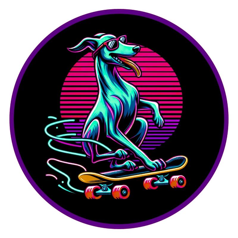 Skating Whippet