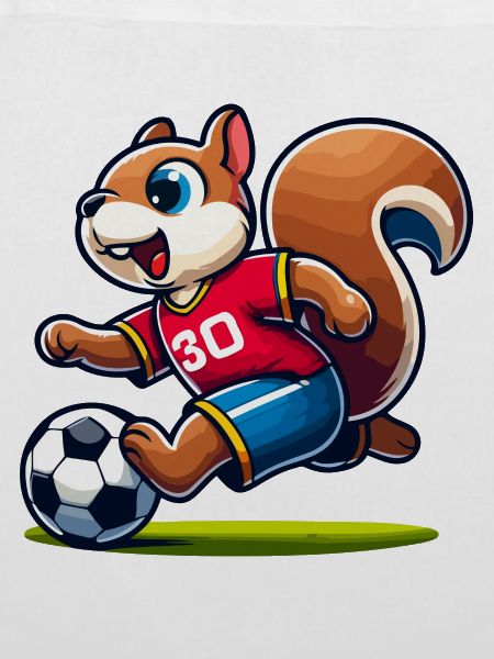 Scamper Striker: Das Fußball-Eichhörnchen