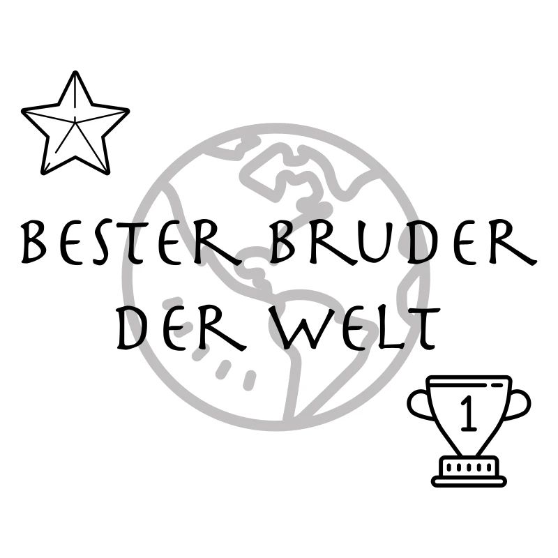 Bester Bruder Der Welt Geschenkidee