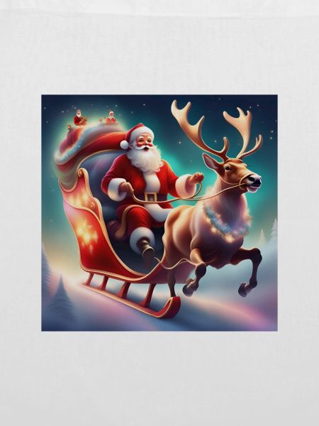 Weihnachtsmann, Schlitten, Weihnachtsposter