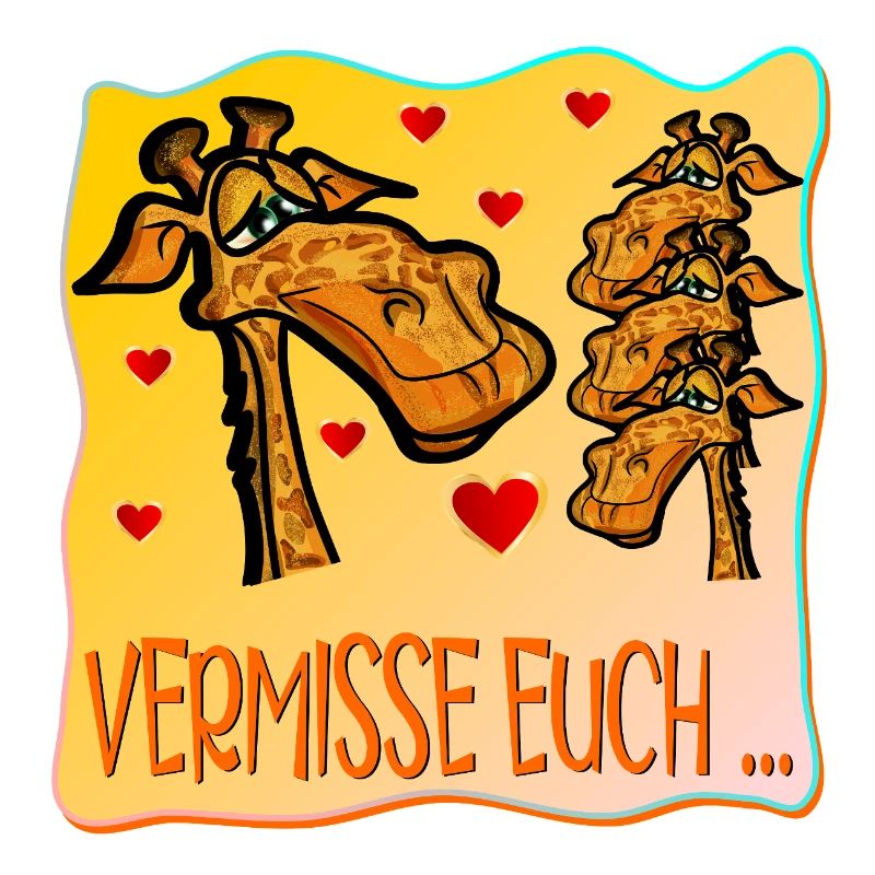 VERMISSE EUCH ABSCHIED TEAM GIRAFFE
