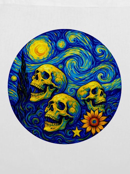 Van Gogh Skull