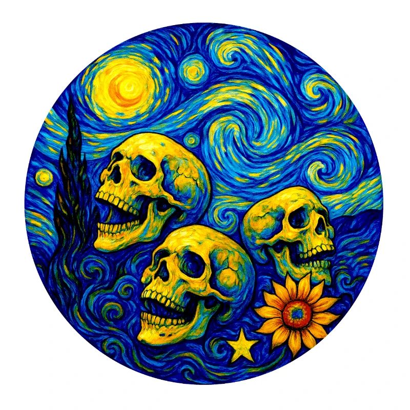 Van Gogh Schädel