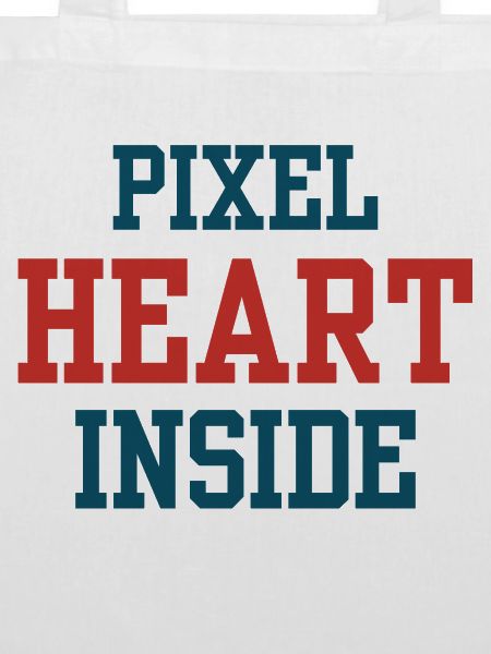pixel heart inside