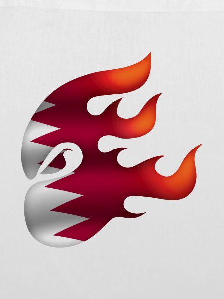 Flagge von Katar - Katar - Ninja