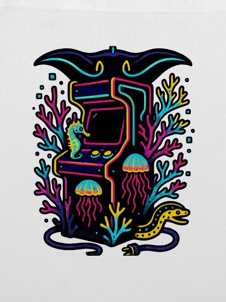 Neon-Arcade im Riff