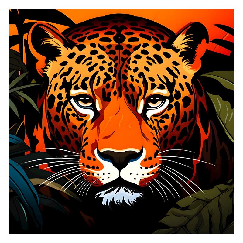 Leopard Graphique Sauvage