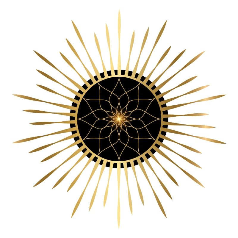 Strahlendes Mandala