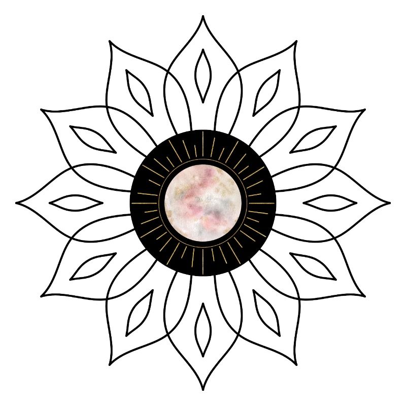 Mandala-Rosette