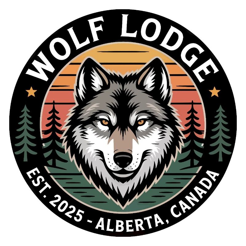 Wolf Lodge Alberta Emblem