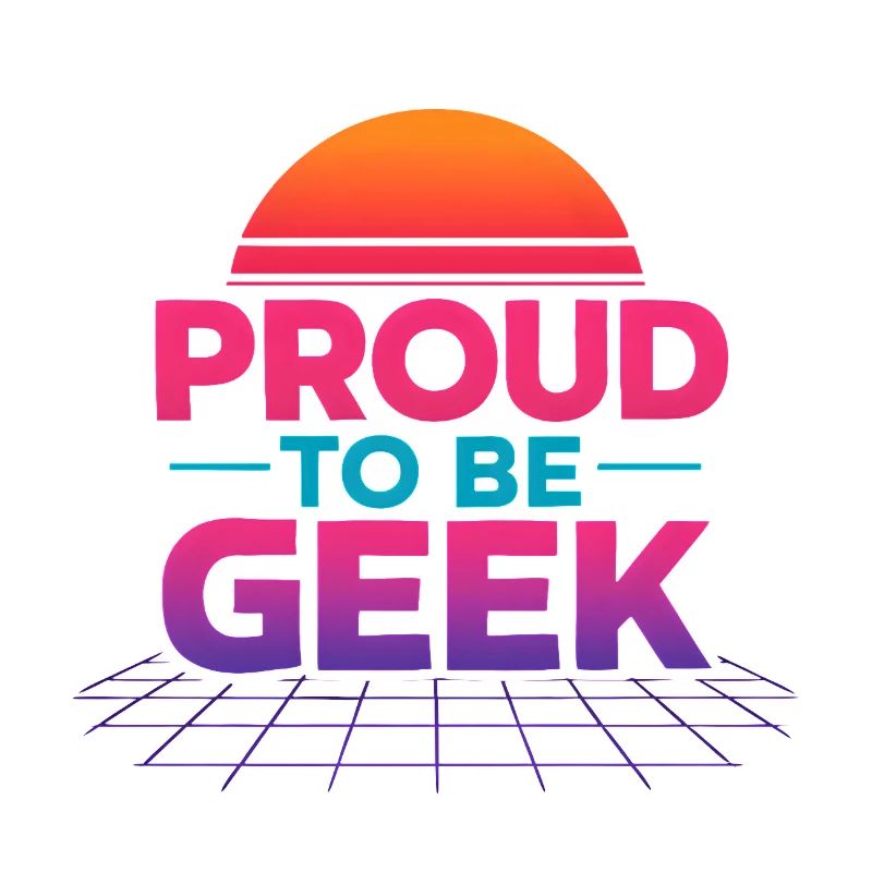Stolz darauf, Retro Gradient Geek zu sein