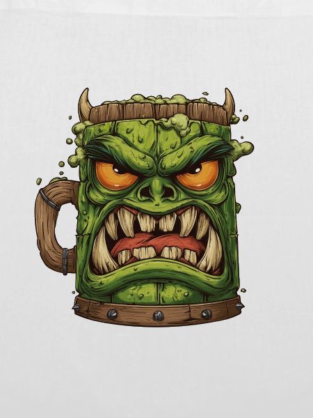 Grimmiger grüner Goblin Becher