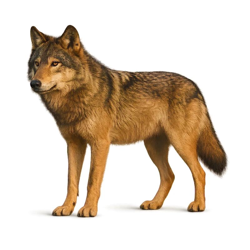 Wolf in der Wildnis