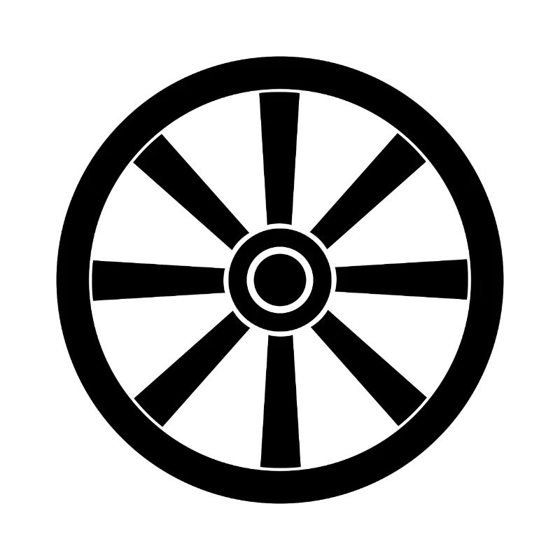 Roue de chariot