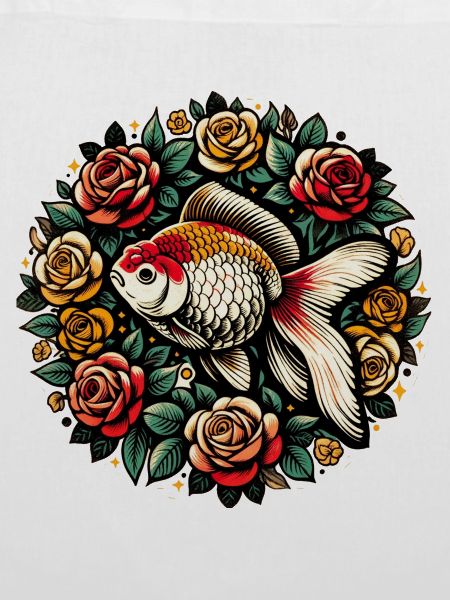 Koi-und-Rosen-Kreis-Design