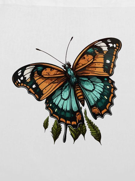 Orangener Teal-Schmetterling