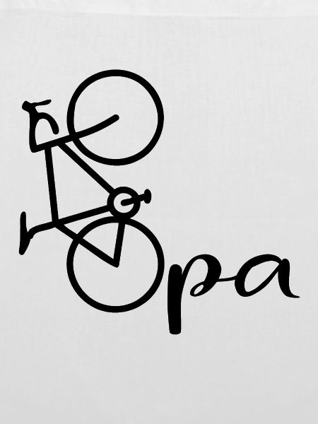 Opa Radfahrer Fahrrad