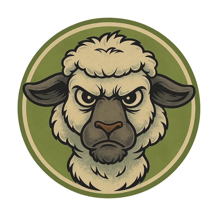 Angry Sheep Emblem