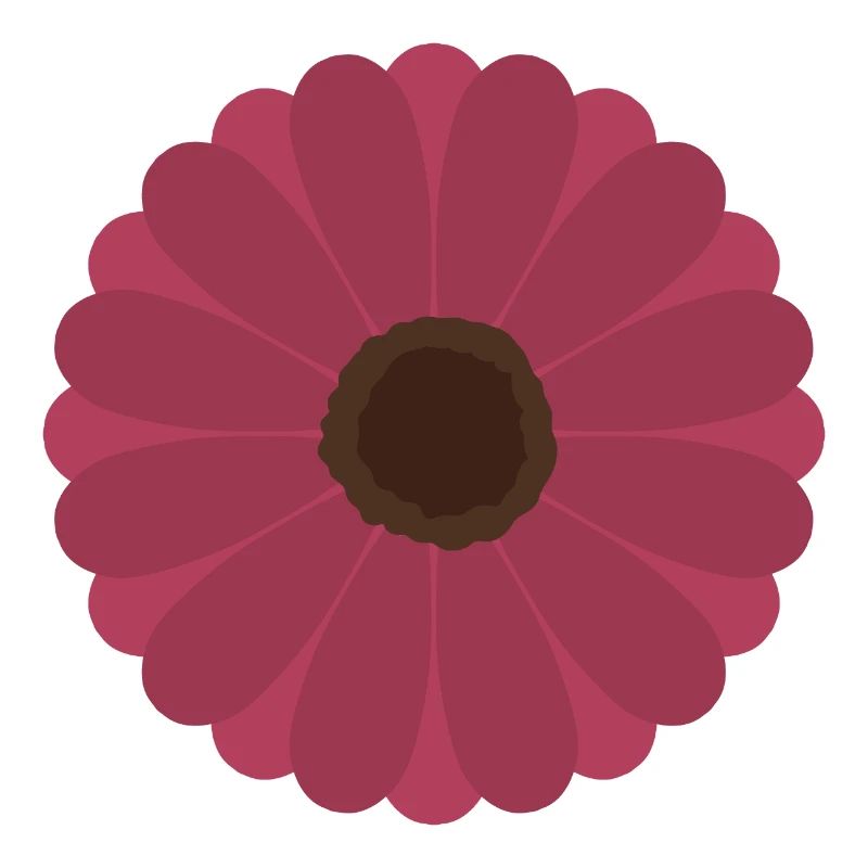 Pink Gerbera Bloom Pattern