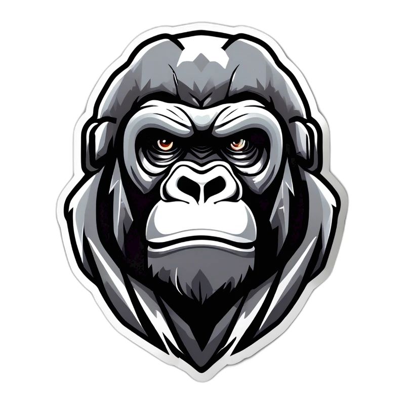 Gorilla Warrior Graphic