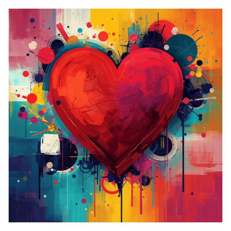 Vivid Heart Graffiti